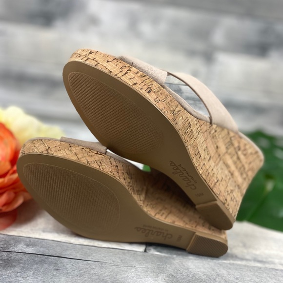 Charles by Charles David Latrice wedge shoes mule - Picture 6 of 7